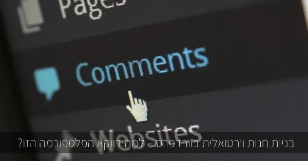 בניית חנות וירטואלית בוורדפרס