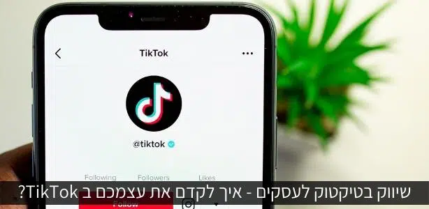שיווק בטיקטוק לעסקים - מדריך מאת דניאל זריהן שיווק בטיקטוק לעסקים - מדריך מאת דניאל זריהן