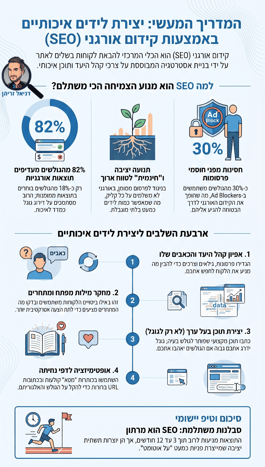 לידים לעסקים - אינפוגרפיקה מאת דניאל זריהן לידים לעסקים - אינפוגרפיקה מאת דניאל זריהן