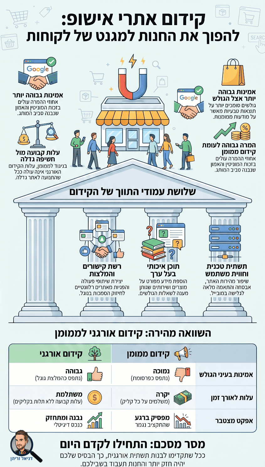 קידום אתרי אישופ (E-Shop) - מדריך מאת דניאל זריהן קידום אתרי אישופ (E-Shop) - מדריך מאת דניאל זריהן