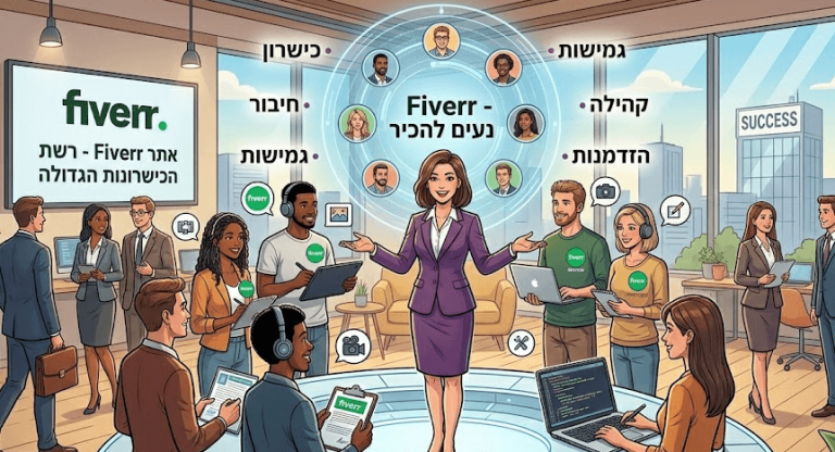 אתר פייבר (Fiverr): כדאי להכיר (ולמה זה טוב?) - דניאל זריהן