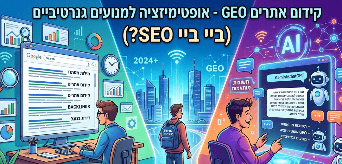 קידום אתרים GEO - אופטימיזציה למנועים גנרטיביים