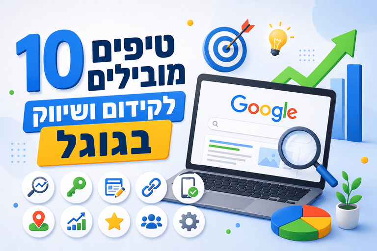 10 טיפים מובילים לקידום ושיווק בגוגל - דניאל זריהן 10 טיפים מובילים לקידום ושיווק בגוגל - דניאל זריהן