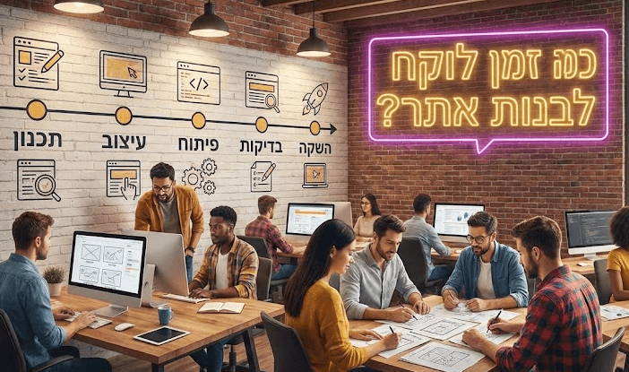 כמה זמן לוקח לבנות אתר? מדריך מאת דניאל זריהן כמה זמן לוקח לבנות אתר? מדריך מאת דניאל זריהן