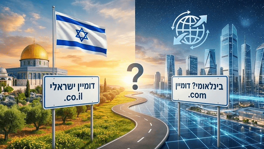 דומיין ישראלי או בינלאומי? מדריך מאת דניאל זריהן דומיין ישראלי או בינלאומי? מדריך מאת דניאל זריהן