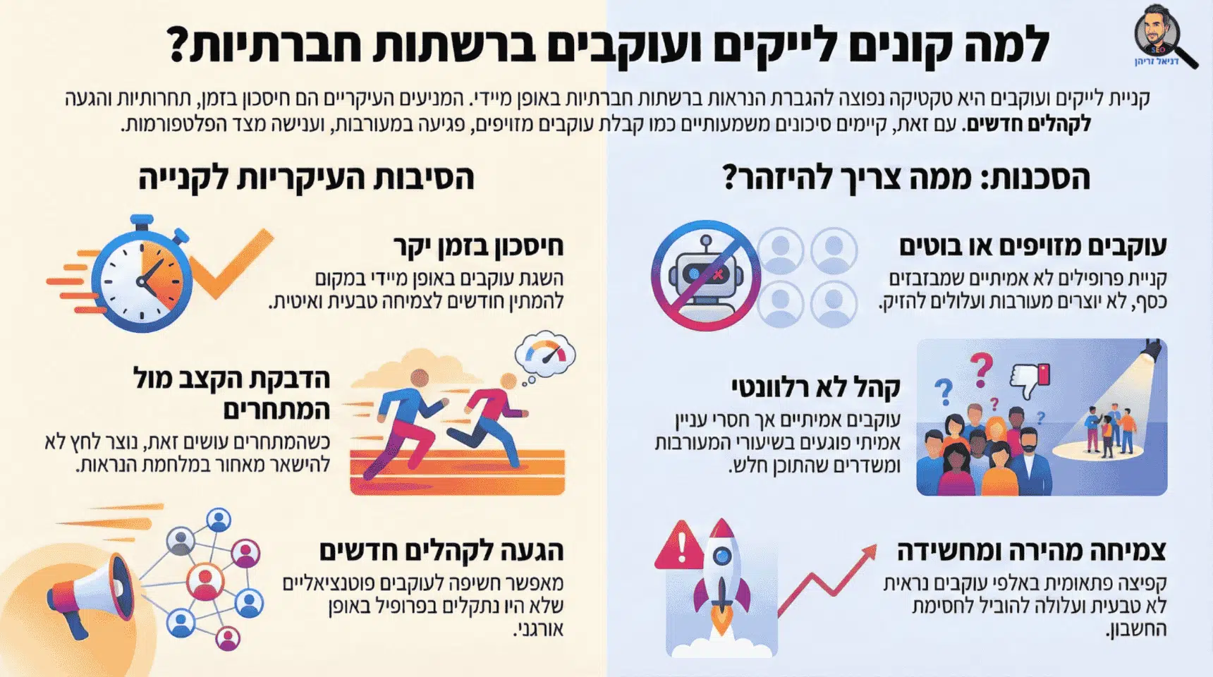 קניית לייקים / עוקבים ברשתות חברתיות - אינפוגרפיקה מאת דניאל זריהן קניית לייקים / עוקבים ברשתות חברתיות - אינפוגרפיקה מאת דניאל זריהן