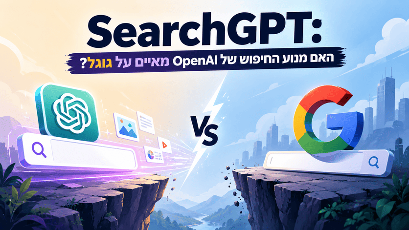 SearchGPT: האם מנוע החיפוש של OpenAI מאיים על גוגל? דניאל זריהן SearchGPT: האם מנוע החיפוש של OpenAI מאיים על גוגל? דניאל זריהן