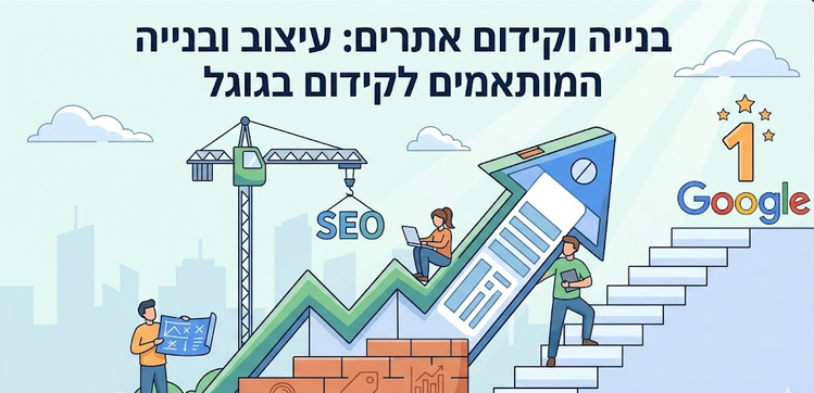 בנייה וקידום אתרים: עיצוב ובנייה המותאמים לקידום בגוגל - מדריך מאת דניאל זריהן