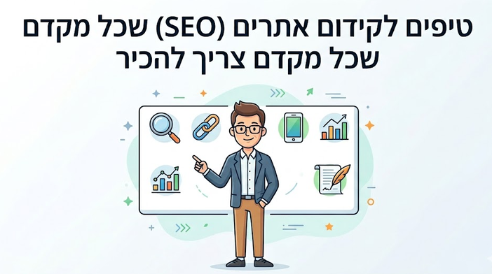 טיפים לקידום אתרים (SEO) שכל מקדם צריך להכיר - דניאל זריהן טיפים לקידום אתרים (SEO) שכל מקדם צריך להכיר - דניאל זריהן