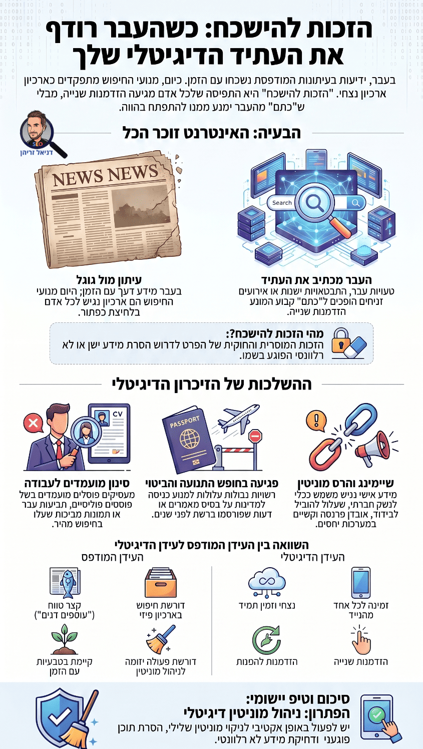 הזכות להישכח וגוגל - אינפוגרפיקה מאת דניאל זריהן הזכות להישכח וגוגל - אינפוגרפיקה מאת דניאל זריהן