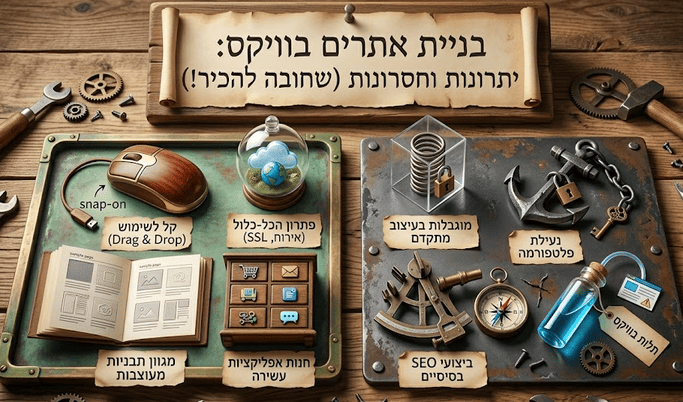 בניית אתרים בוויקס: יתרונות וחסרונות (שחובה להכיר!) - מדריך מאת דניאל זריהן בניית אתרים בוויקס: יתרונות וחסרונות (שחובה להכיר!) - מדריך מאת דניאל זריהן
