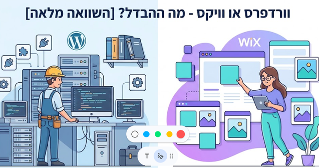 וורדפרס או וויקס - מה ההבדל? [השוואה מלאה] - דניאל זריהן