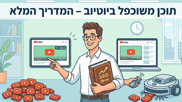 תוכן משוכפל ביוטיוב - המדריך המלא מאת דניאל זריהן תוכן משוכפל ביוטיוב - המדריך המלא מאת דניאל זריהן