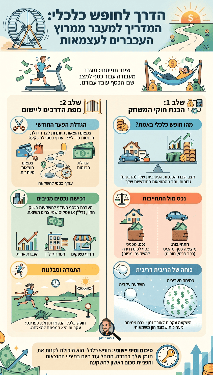 עצמאות כלכלית - אינפוגרפיקה מאת דניאל זריהן עצמאות כלכלית - אינפוגרפיקה מאת דניאל זריהן