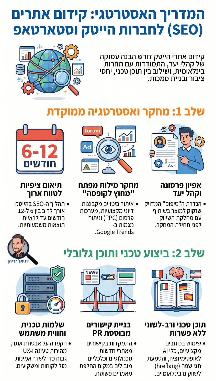 קידום אתרים לחברות הייטק - אינפוגרפיקה מאת דניאל זריהן קידום אתרים לחברות הייטק - אינפוגרפיקה מאת דניאל זריהן