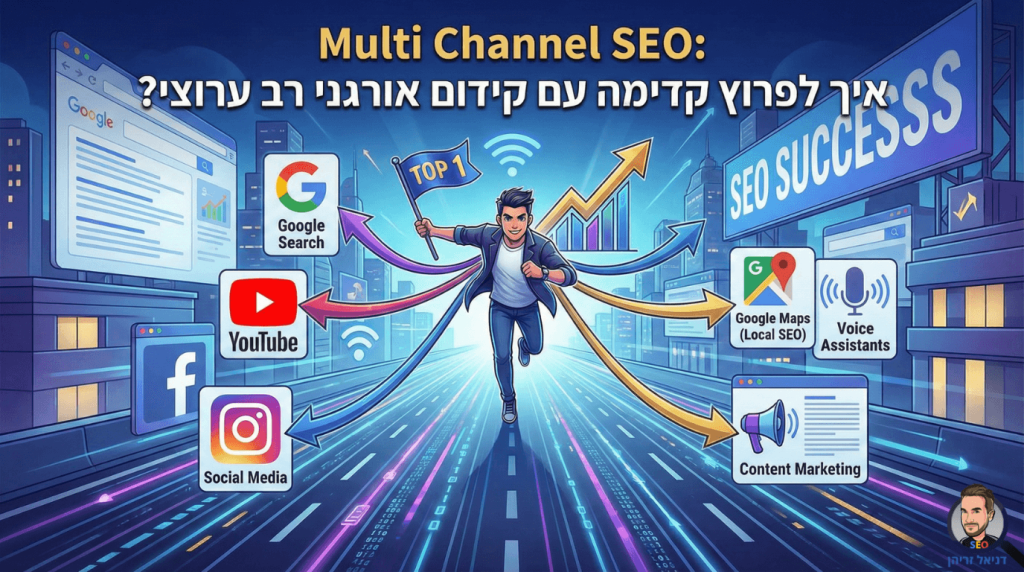 קידום אתרים רב ערוצי (Multi Channel SEO) - מדריך מאת דניאל זריהן קידום אתרים רב ערוצי (Multi Channel SEO) - מדריך מאת דניאל זריהן