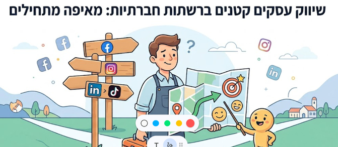 שיווק עסקים קטנים ברשתות חברתיות: מאיפה מתחילים? דניאל זריהן