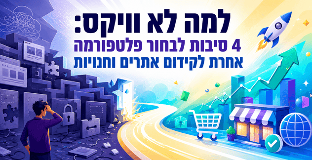 למה לא וויקס: 4 סיבות לבחור פלטפורמה אחרת לקידום אתרים וחנויות - מדריך מאת דניאל זריהן למה לא וויקס: 4 סיבות לבחור פלטפורמה אחרת לקידום אתרים וחנויות - מדריך מאת דניאל זריהן