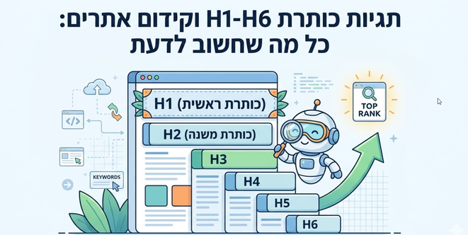 תגיות כותרת H1-H6 וקידום אתרים: כל מה שחשוב לדעת - מדריך מאת דניאל זריהן תגיות כותרת H1-H6 וקידום אתרים: כל מה שחשוב לדעת - מדריך מאת דניאל זריהן