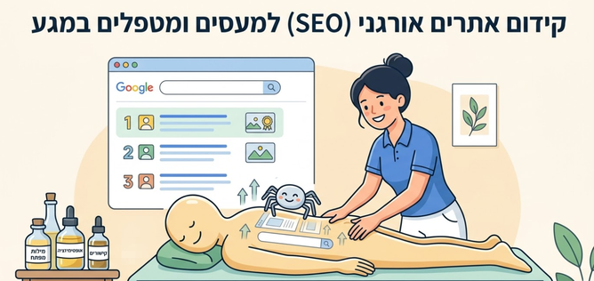 קידום אתרים אורגני (SEO) למעסים ומטפלים במגע - דניאל זריהן קידום אתרים אורגני (SEO) למעסים ומטפלים במגע - דניאל זריהן