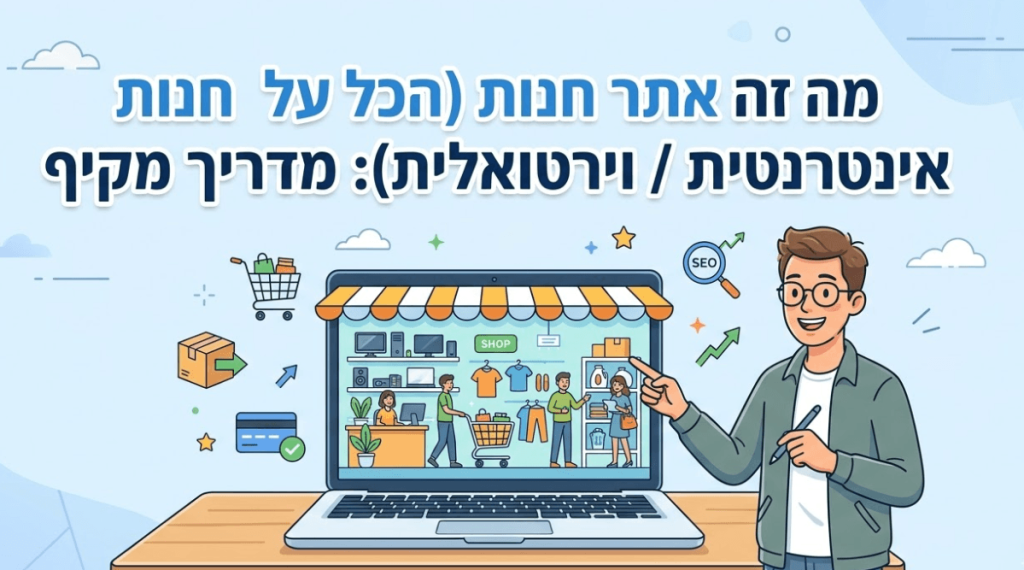 מה זה אתר חנות וירטואלית? מדריך מאת דניאל זריהן מה זה אתר חנות וירטואלית? מדריך מאת דניאל זריהן