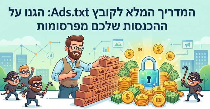 המדריך המלא לקובץ Ads.txt: הגנו על ההכנסות שלכם מפרסומות - מדריך מאת דניאל זריהן המדריך המלא לקובץ Ads.txt: הגנו על ההכנסות שלכם מפרסומות - מדריך מאת דניאל זריהן
