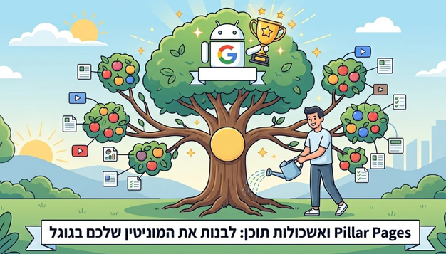 Pillar Pages ואשכולות תוכן: לבנות את המוניטין שלכם בגוגל - מדריך מאת דניאל זריהן Pillar Pages ואשכולות תוכן: לבנות את המוניטין שלכם בגוגל - מדריך מאת דניאל זריהן