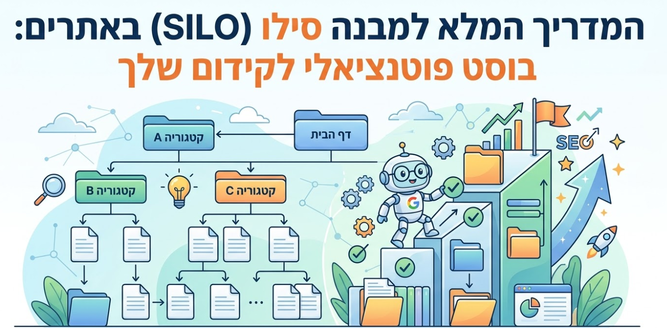 מבנה סילו (Silo) של אתרים וקידום אורגני - מדריך מאת דניאל זריהן
