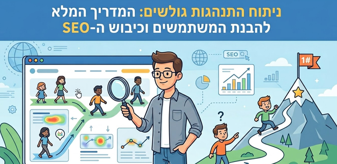 ניתוח התנהגות גולשים: המדריך המלא להבנת המשתמשים וכיבוש ה-SEO - דניאל זריהן ניתוח התנהגות גולשים: המדריך המלא להבנת המשתמשים וכיבוש ה-SEO - דניאל זריהן