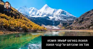 תמונות בפורמט WebP: תשכחו מכל מה שהכרתם על קבצי תמונה