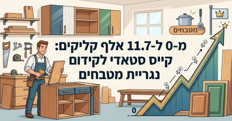 קידום נגריית מטבחים מאפס ל12 אלף - מקרה בוחן של דניאל זריהן